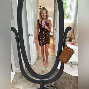 Abercrombie & Fitch One Shoulder chiffon miniDress